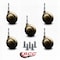 Service Caster 2.5 Inch Windsor Antique Metal Ball Caster - Grip Neck Stem - SCC, 5PK SCC-GN01S25-DCS-WA-5 - alternate 4